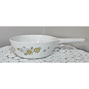 Corning Ware Saucepan P-81-B Floral Bouquet Frost White 5 7/ 8-inch 1 Quart
